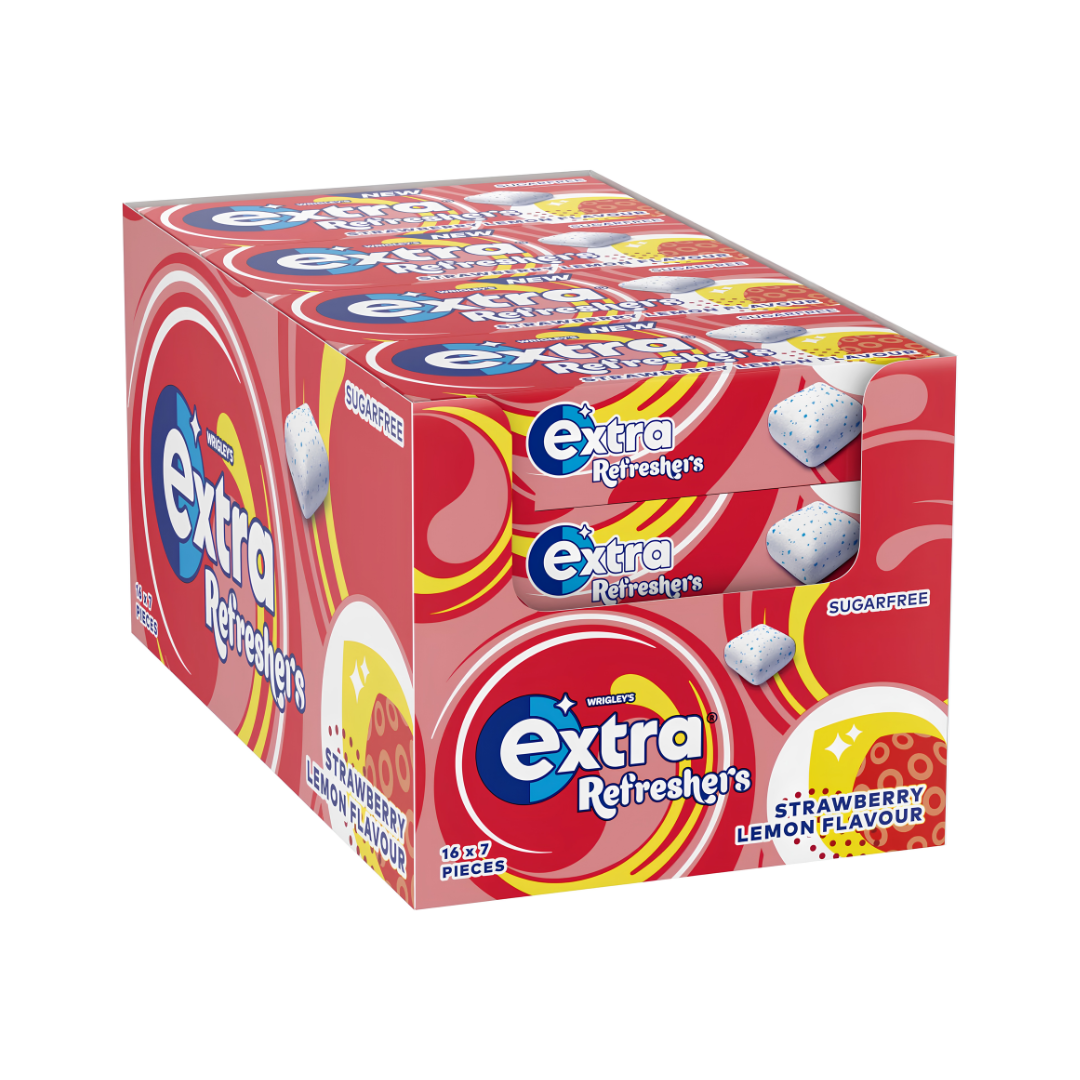 Wrigley's Extra Refreshers Strawberry Lemon Chewing Gum