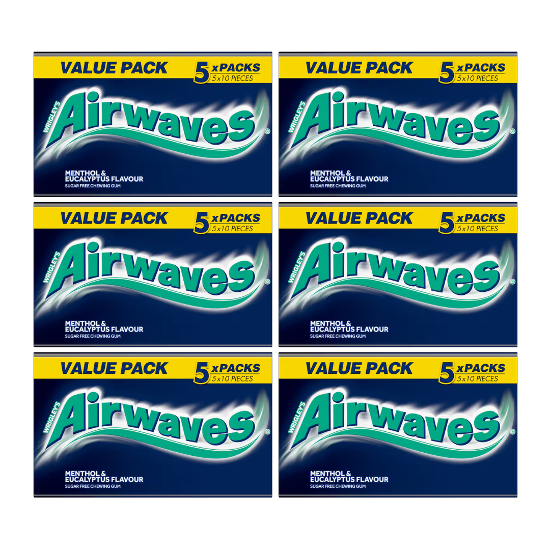 Wrigley's Airwaves Menthol & Eucalyptus Chewing Gum