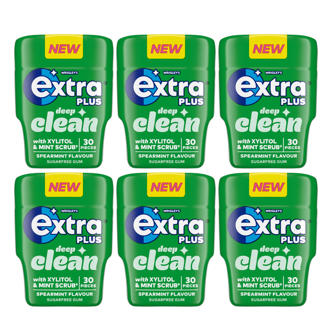 Wrigley's Extra Plus Spearmint Deep Clean Chewing Gum