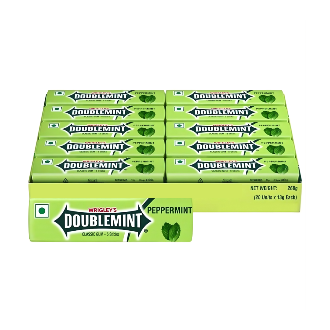 Wrigley's Doublemint Peppermint Chewing Gum