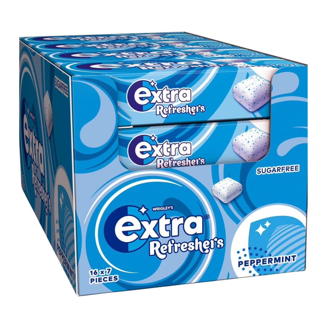 Extra Refreshers Peppermint Chewing Gum