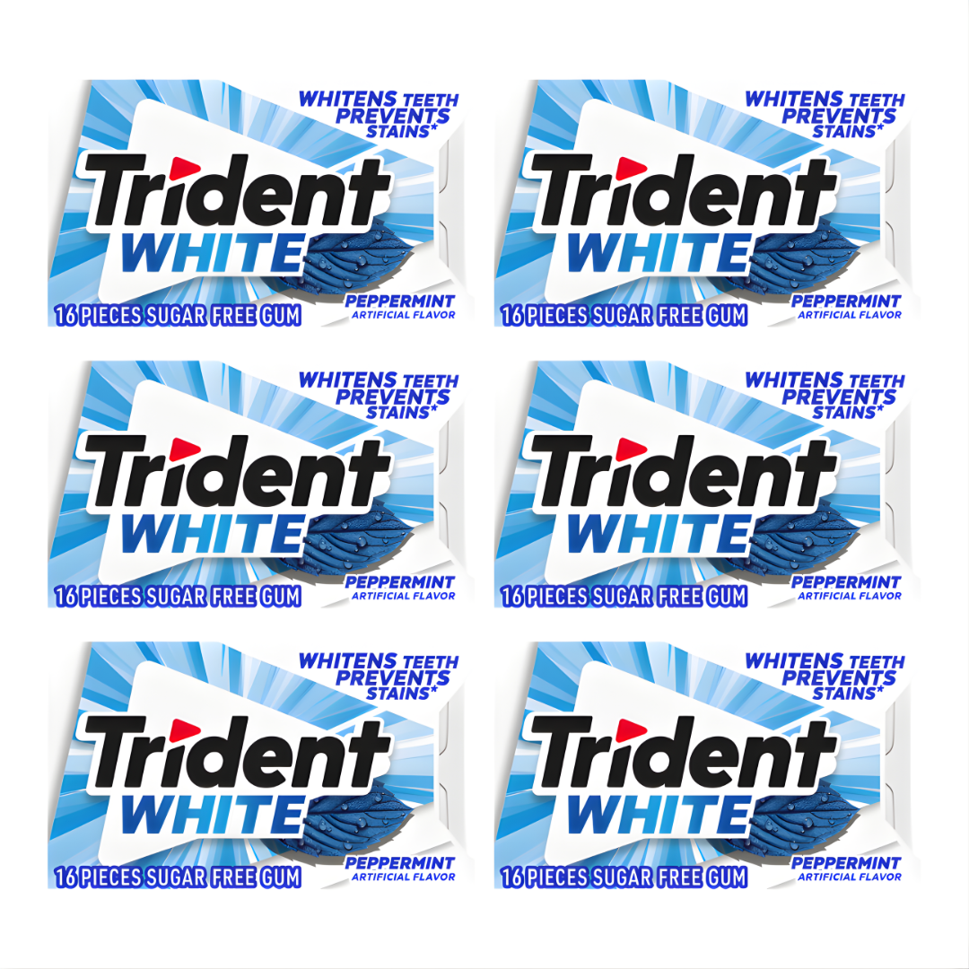 Trident White Peppermint Chewing Gum